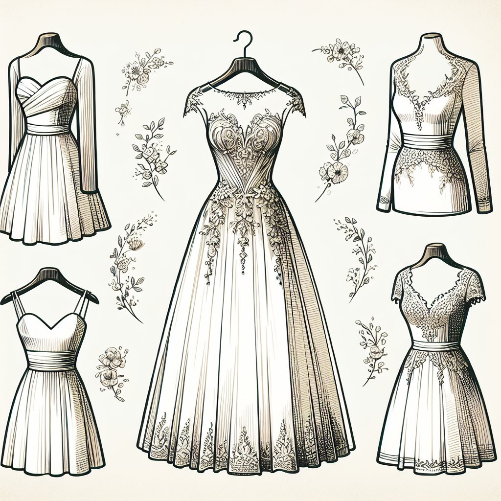 Une robe de mariée chic et élégante pour un mariage civil, mettant en avant la simplicité et la créativité.