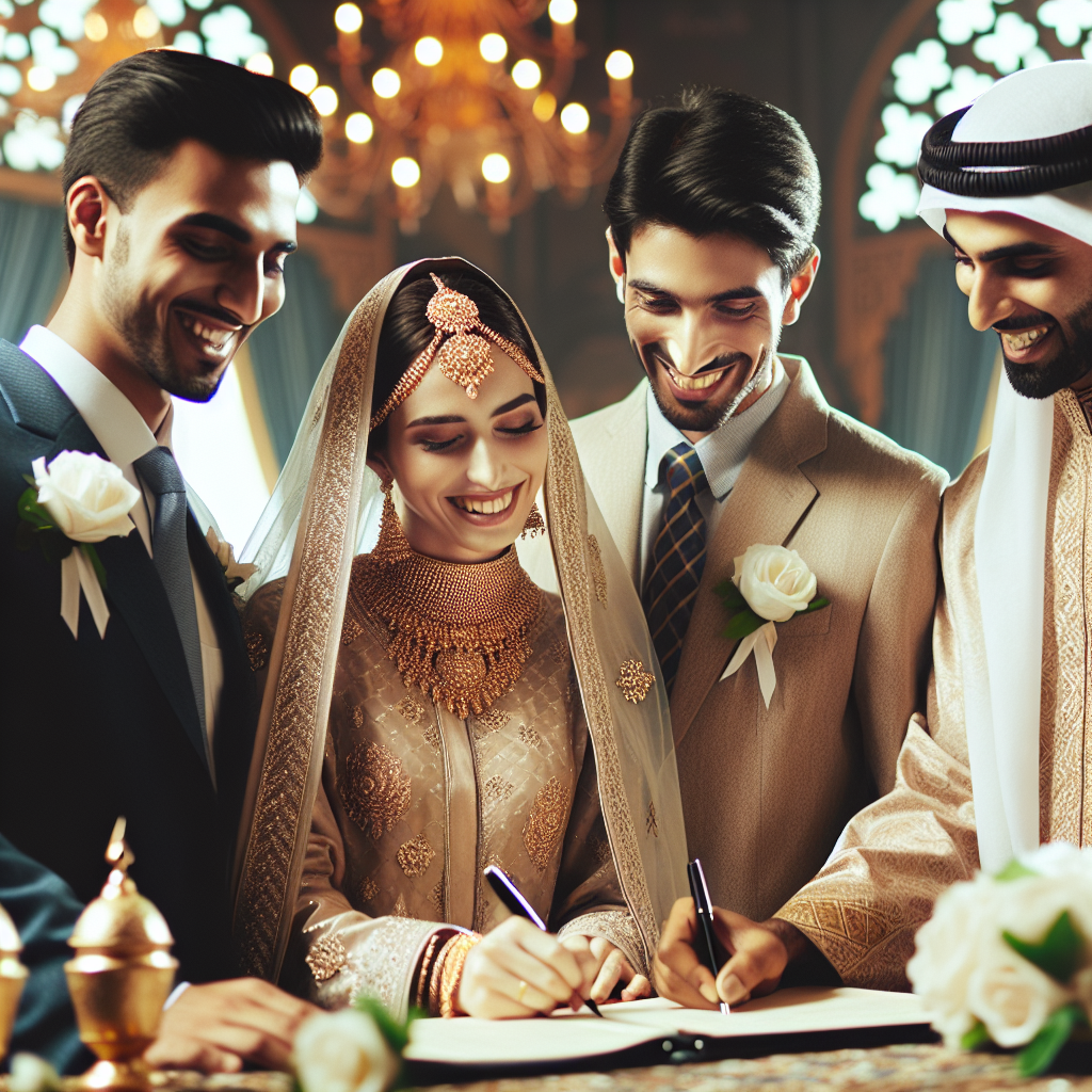 Des témoins signent le registre de mariage lors d'une cérémonie, apportant un soutien émotionnel et juridique.