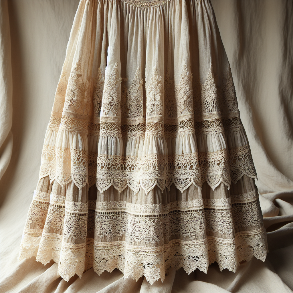 Une robe de style bohème confectionnée avec des tissus naturels comme le coton, la soie et le lin. La robe est agrémentée de détails en dentelle délicate et dégage une sensation légère, confortable et sophistiquée.